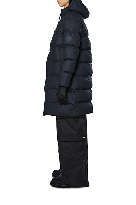 UNISEX LONG PUFFER JACKET NAVY 7