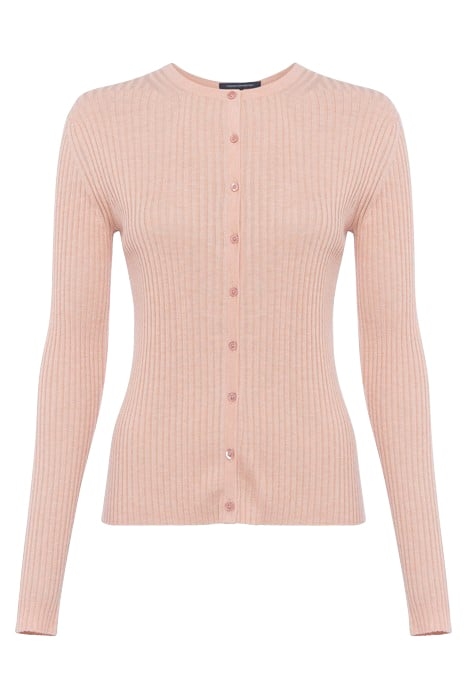 JUDIE RECYCLED L/S CARDIGAN CLAY NUDE 4