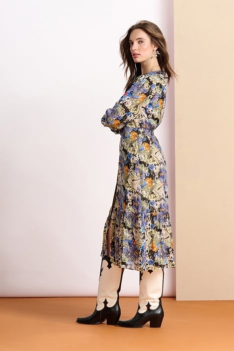 DRESS - GLEAMING GLORY MULTI COLOUR 5