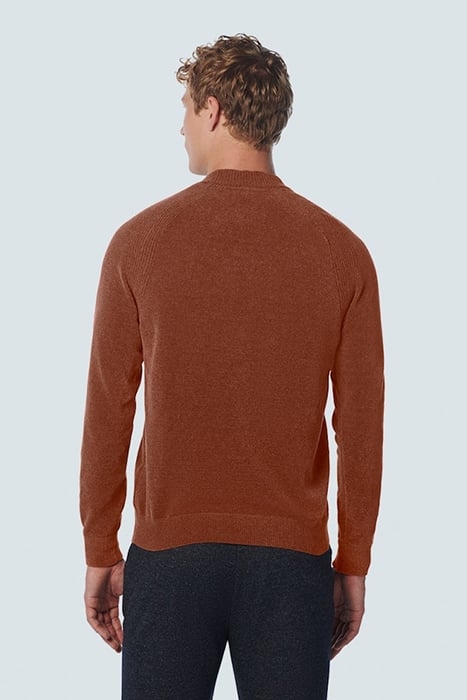 PULLOVER CREWNECK CHENILLE STRETCH CARAMEL 2