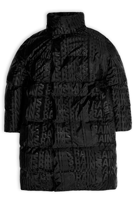 UNISEX PUFFER COAT BLACK MONOGRAM 3
