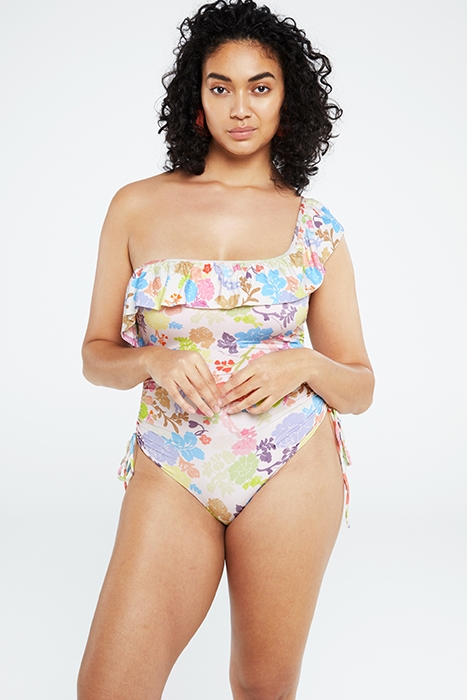 SAYONE SWIMSUIT CREAM WHITE/PINK PAP 5