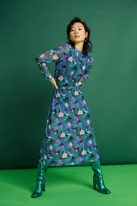 DRESS - BRUSHWORK LILAC SLIM 5