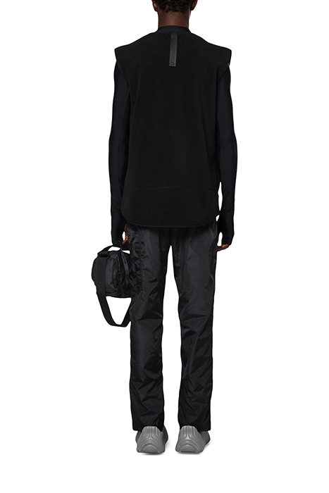 UNISEX FLEECE VEST BLACK 2