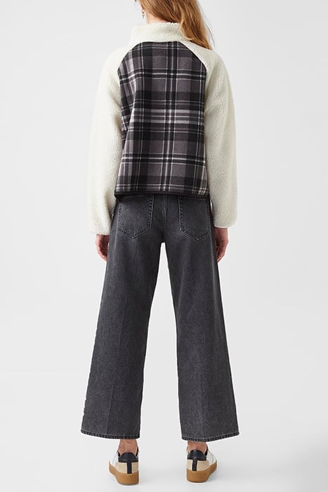 SABRINE JERSEY SWEATSHIRT BLACK/ WINTER WHITE 2