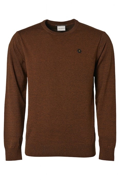 PULLOVER CREWNECK 2 COLOURED MELANGE CARAMEL 4