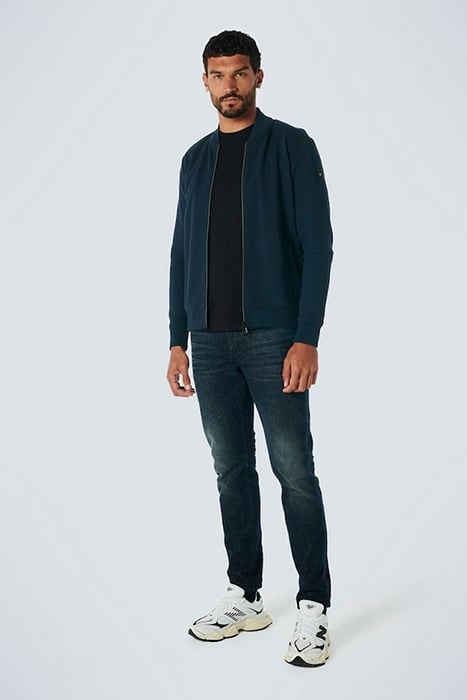 SWEATER FULL ZIPPER TWILL JACQUARD NIGHT 3