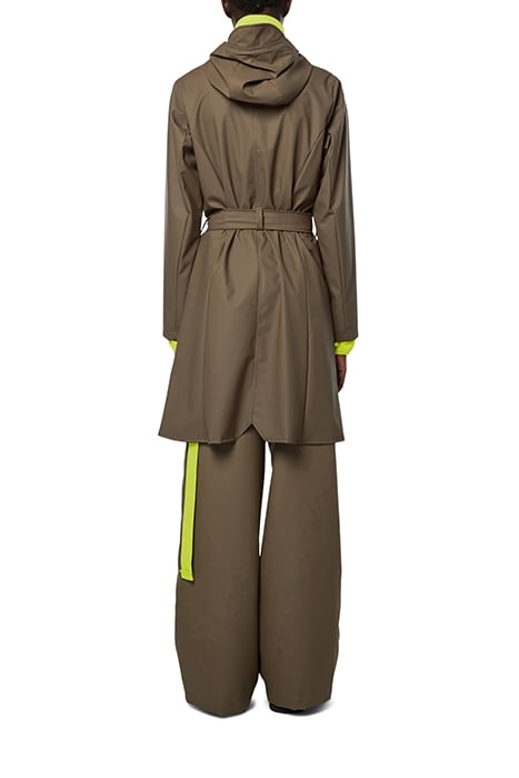 CURVE LONG JACKET WOOD 2