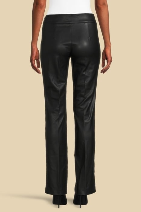 MARCIANO BY GUESS MIRTA STRAIGHT PANT JET BLACK LEATHER 2