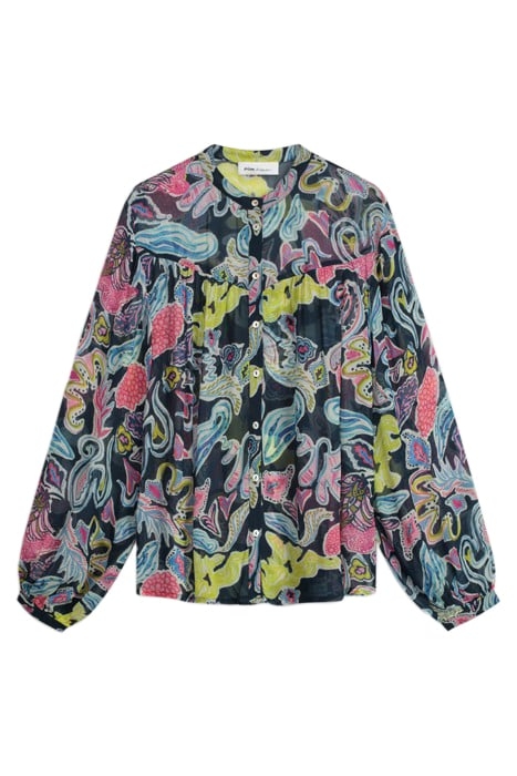 BLOUSE - FULL GLOW DEEP BLUE 3