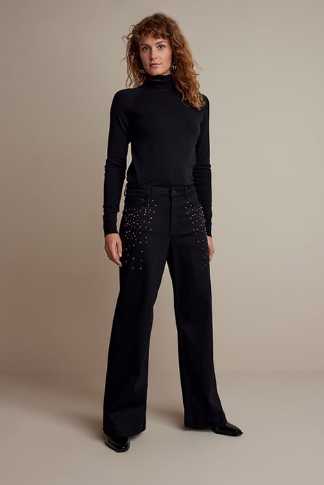 25YEARS: WIDE LEG JEANS BLACK BLACK REACTION DENIM BLACK DEN 1