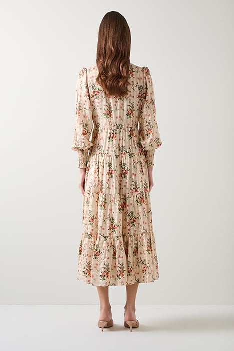 DR FLORA WILDFLOWER DRESS CREAM 2