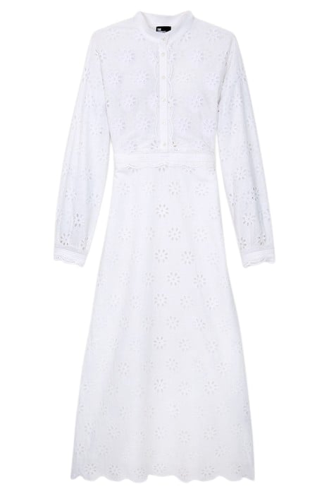 ENGLISH EMBROIDERY DRESS WHITE 1