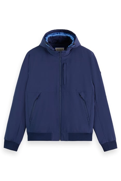 HOODED COLOURBLOCK JACKET NAVY BLUE 1