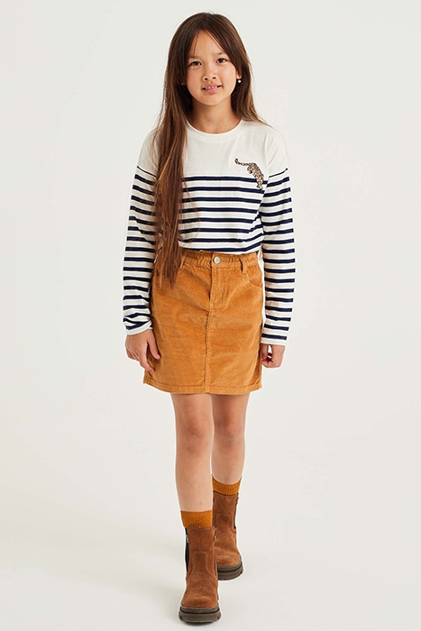 SKIRT MINI LENGTH OCHRE YELLOW 2