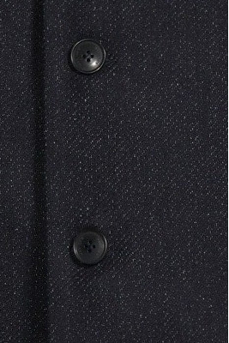 NAVY SEMI-PLAIN COAT NAVY 5