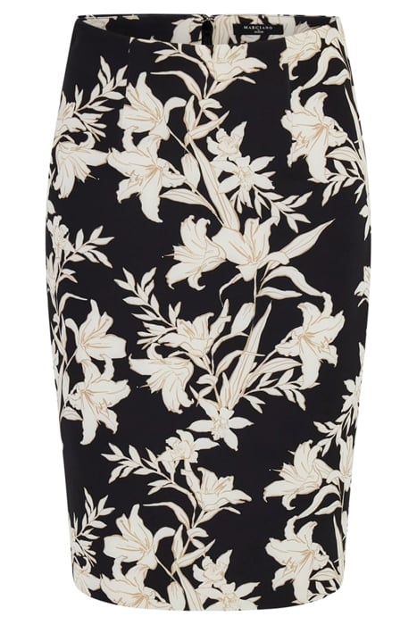 SUNBURST PENCIL SKIR SUNBURST BLACK PRINT 4