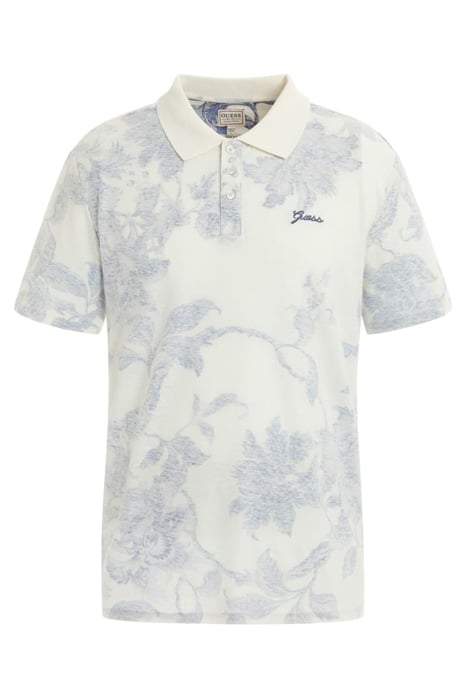 GUESS ECO SS ECO LINEN PORCELA SALT WHITE MULTI 4