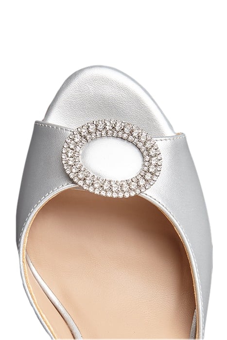 BELLE CRYSTAL OVAL TRIM SILVER 6