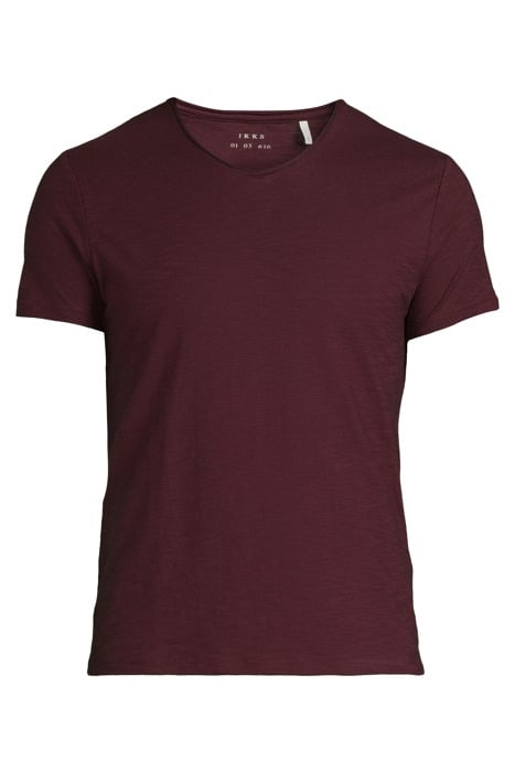 BURGUNDY ESSENTIAL V-NECK T-SHIRT BURGUNDY 3
