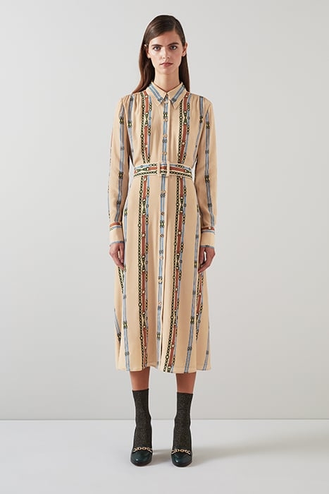 DR KATE - BELT PRINT DRES MULTI 1