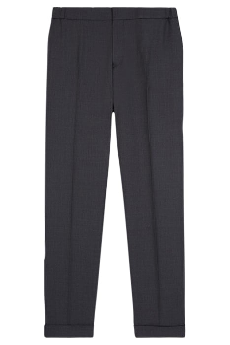 SUIT TROUSERS WITH ELASTIC BELT GREY 3