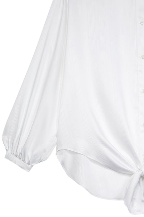 TIED BOW DETAIL SHIRT ECRU 2