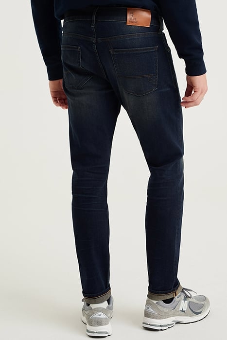 5POCKET MID WAIST DARK BLUE 2