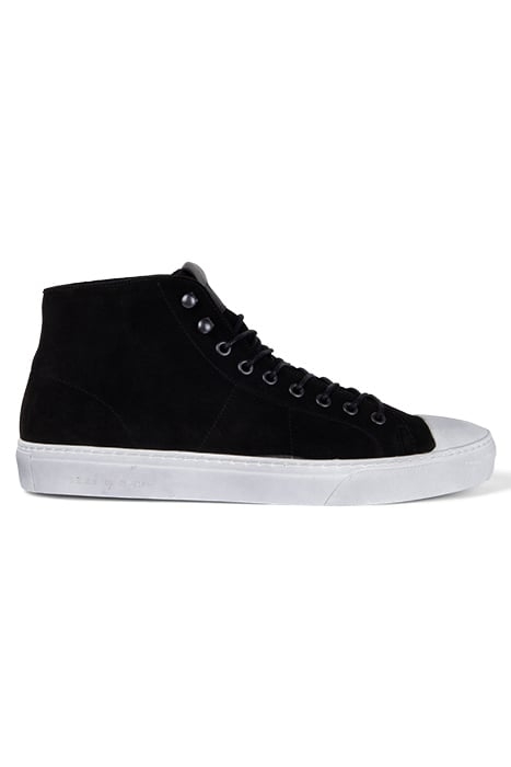 BLACK SUEDE HIGH-TOP TRAINERS BLACK 1