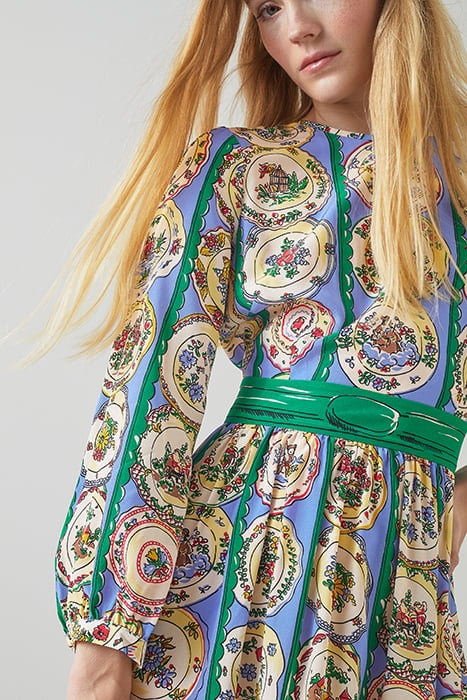 DR ERICA PLATES DRESS MULTI 4