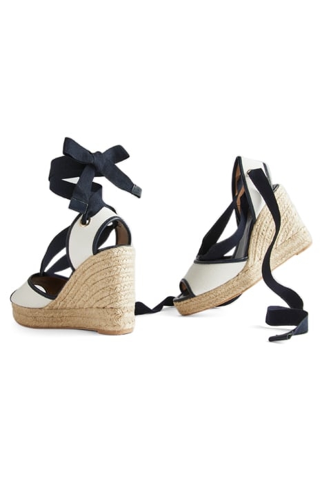 CS CHIARA TIE ESPADRILLE NAVY/CREAM 3