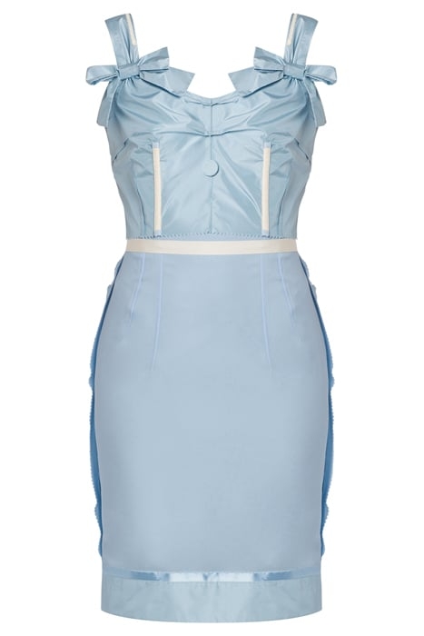 INSIDE OUT GEORGETTE DRESS BLUE 3