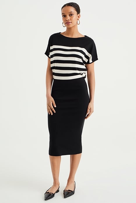 DRESS MID LENGTH BLACK 1