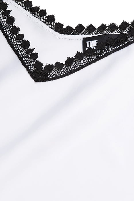 NIGHTIE TOP WITH LACE WHITE 7