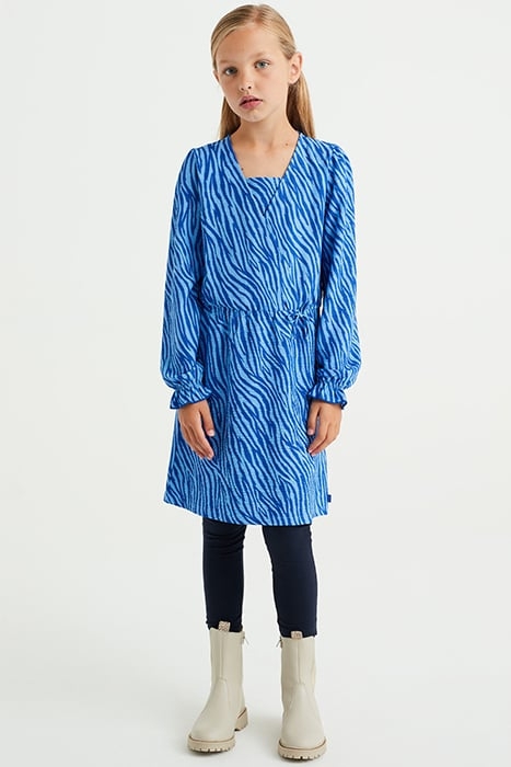 DRESS MID LENGTH BLUE 1