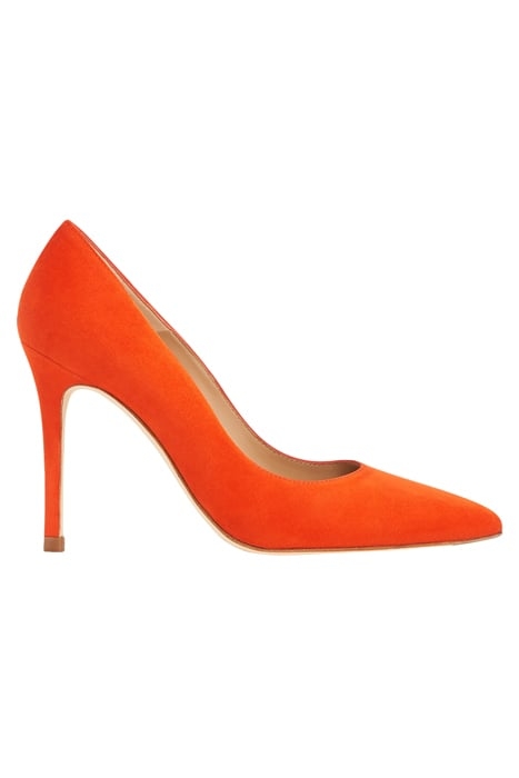 FERN POINTED PUMP ORANGE 1
