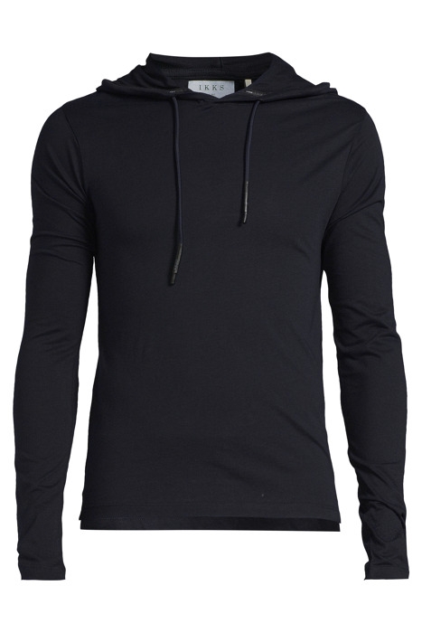 MEN'S BLUE ORGANIC HOODED T-SHIRT NAVY 3