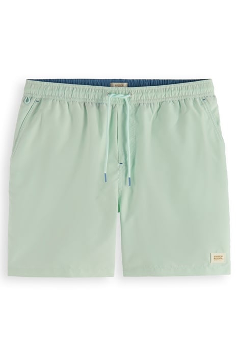 MID LENGTH SWIM SHORT SOLID SEAFOAM 1