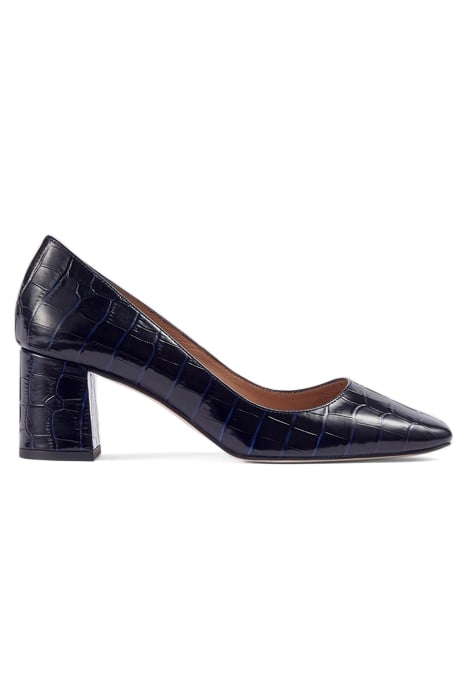 CC SALLY SQUARE TOE HEEL NAVY 1