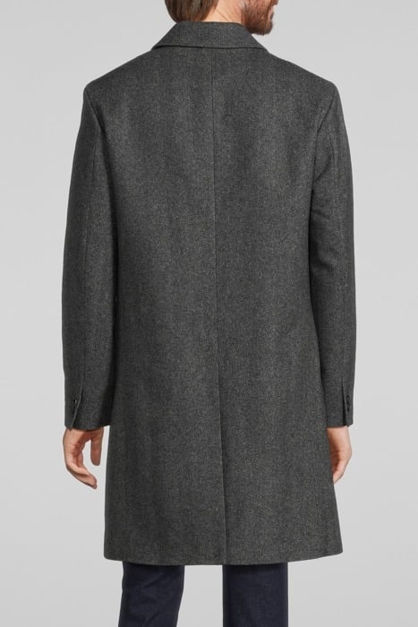 CHARCOAL SEMI-PLAIN COAT ANTHRACITE 2