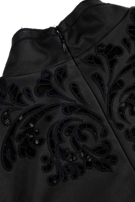 SOLANGE TOP JET BLACK BLOUSE 8