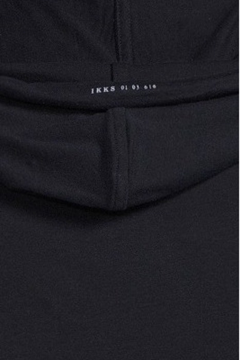 MEN'S BLUE ORGANIC HOODED T-SHIRT NAVY 5