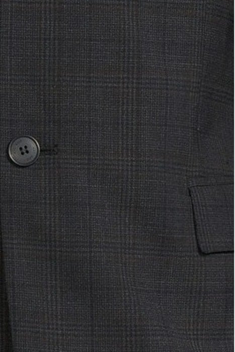 NAVY PRINCE OF WALES CHECK TRAVEL SUIT SUIT JACKET NAVY 5