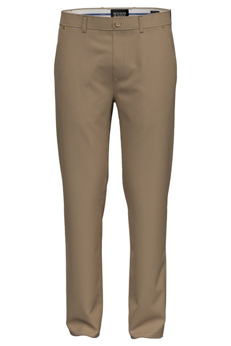 ESSENTIALS STUART - COTTON STRETCH TWILL CHINO SEA STONE 1