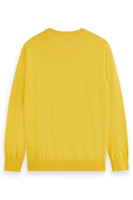 LINEN BLEND CREWNECK PULLOVER NAUTICAL YELLOW 2