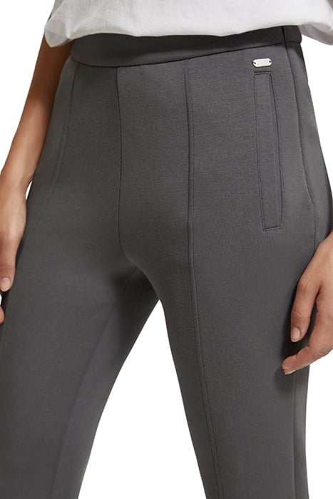 TAILORED SPLIT HEM FLARE SWEATPANT DARK GREY 7