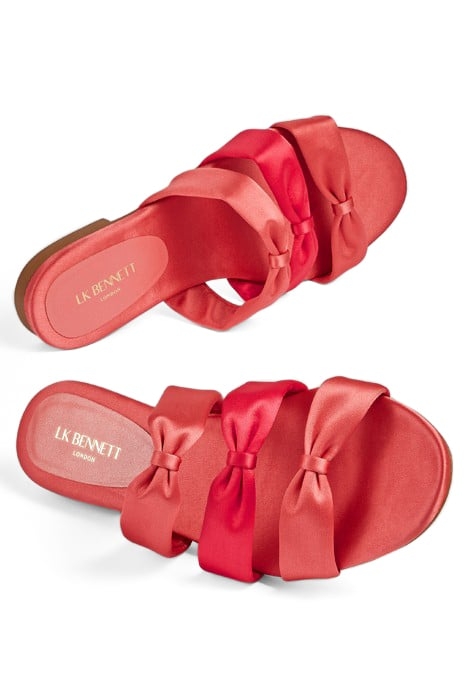 FLS JAYLA THREE BOW STRAP PINK 3