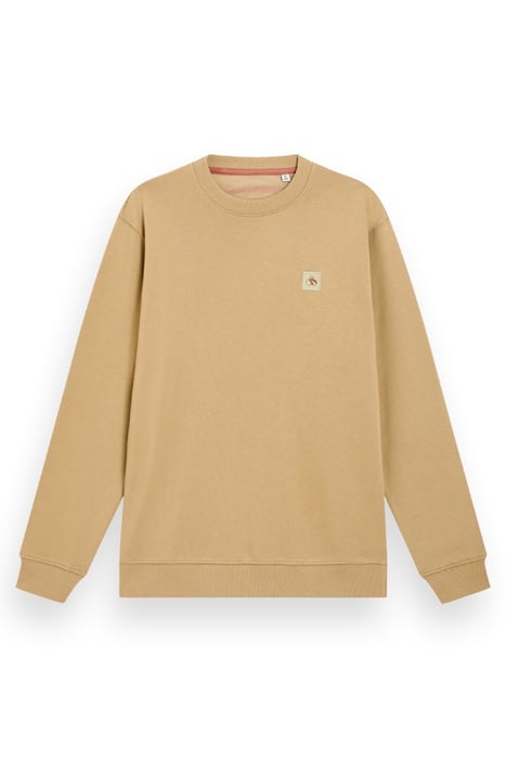 ESSENTIAL LOGO BADGE SWEATSHIRT SEA STONE 1