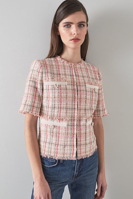 JK MABEL TWEED SHORT SLEE MULTI 1