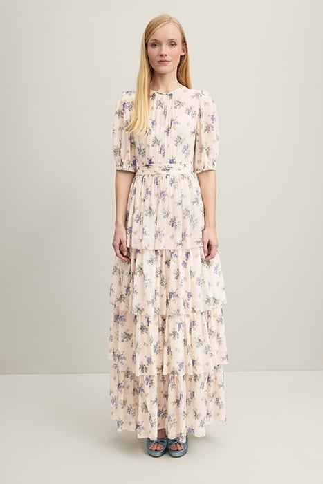 DR BOUVIER TIERED DRESS CREAM 1